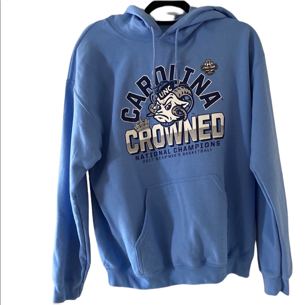 UNC TAR HEELS 2017 National Championship Hoodie Med Like New